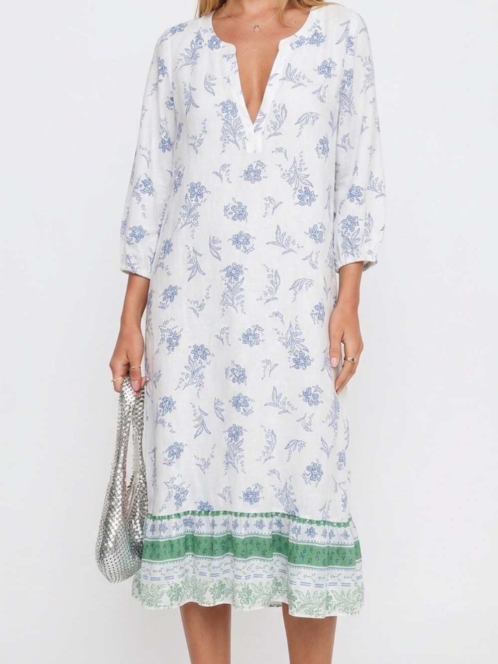 Ann Taylor Factory midi print dress, NWT size medium.